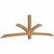 Ekena Millwork Davenport Timber Gable Bracket, Western Red Cedar, 108"W x 31 1/2"H x 3 1/2"D x 3 1/2"F, 7/12 Pitch GBW108X31X0404DAV00SWR - alternate 5
